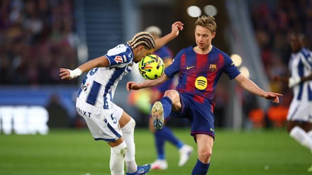 开云体育入口-【西甲】德容终结57场球荒，巴萨3比0主场16杀莱万特